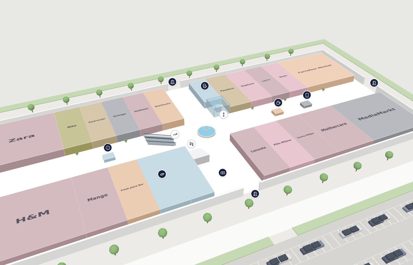 Preview of the Grand Plaza Mall demo